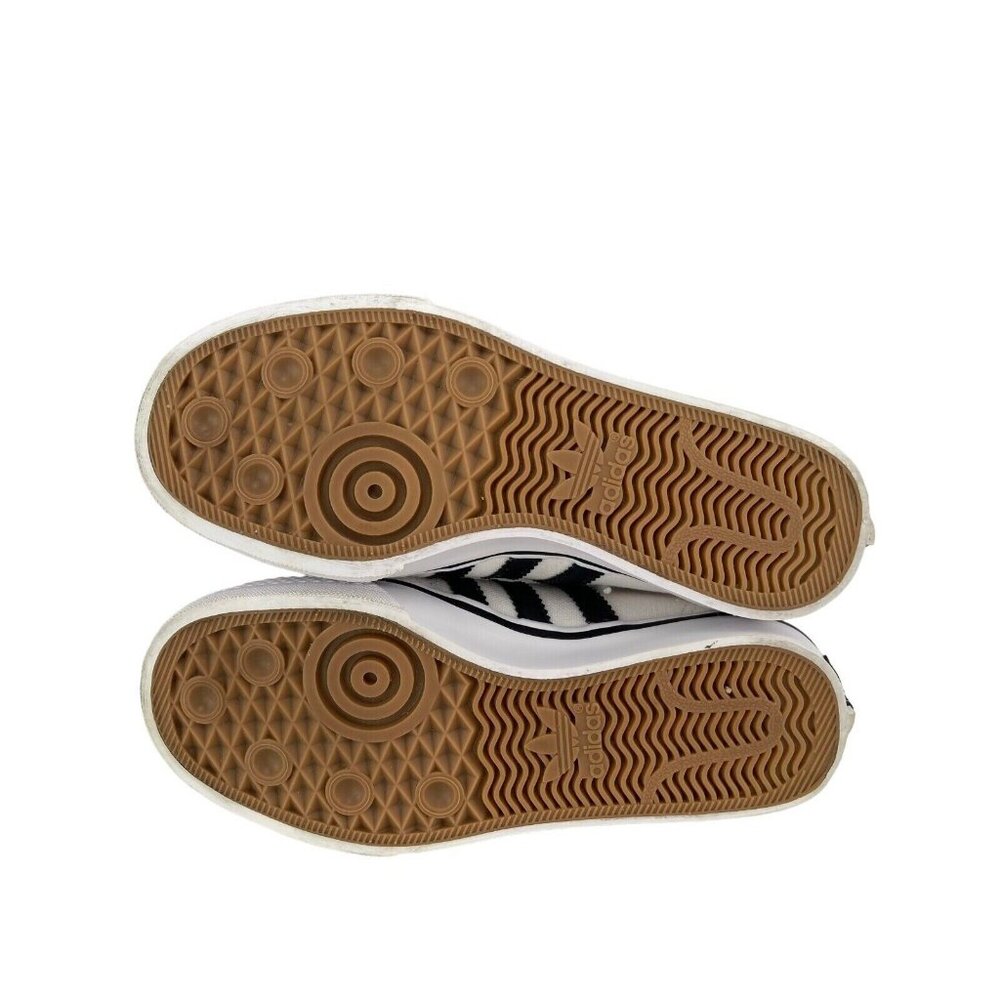 Adidas Nizza J EF5140 Kids Unisex White Lace Up Low Top Sneakers Size 7 - Picture 11 of 12